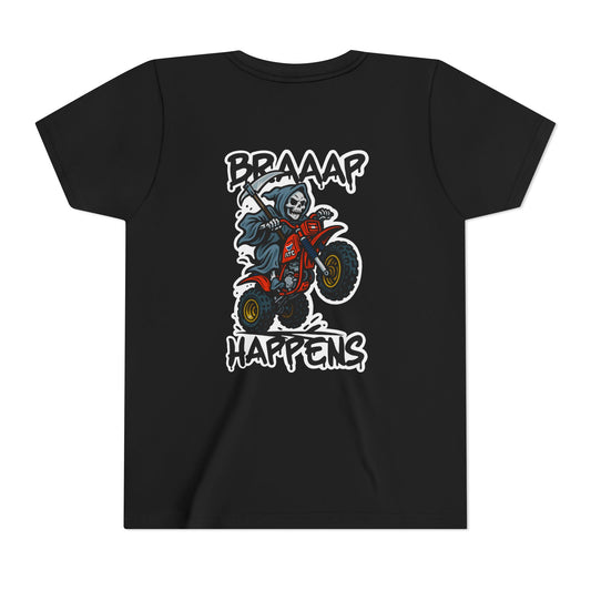 "BRAAAP HAPPENS" - Youth Short Sleeve Tee